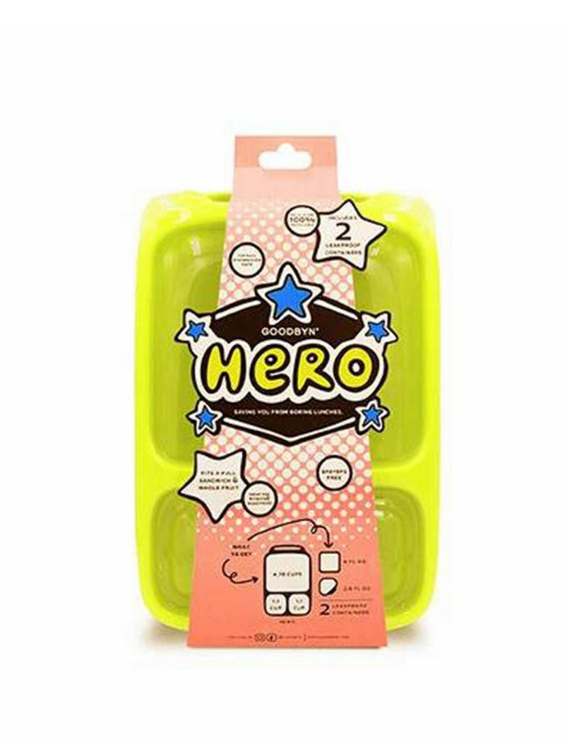 Goodbyn Hero Lunchbox - Neon Yellow - HYPHEN KIDS
