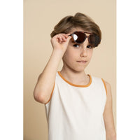 Grech & Co Aviator Sunglasses - Junior - Tortoise -HYPHEN KIDS
