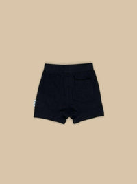 Huxbaby Black Slouch Short - Shorts - 1 - 2Y