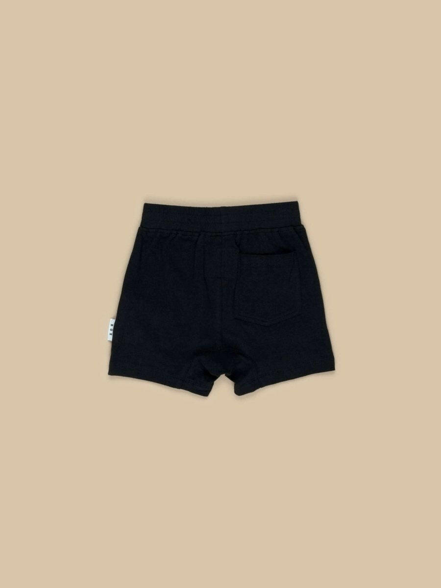 Huxbaby Black Slouch Short - Shorts - 1 - 2Y