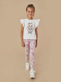 Huxbaby Cheery Chipmunk Frill T-Shirt - Shirts - 1 - 2Y
