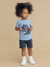 Huxbaby Dino Pasta T-Shirt - Shirts - 1 - 2Y