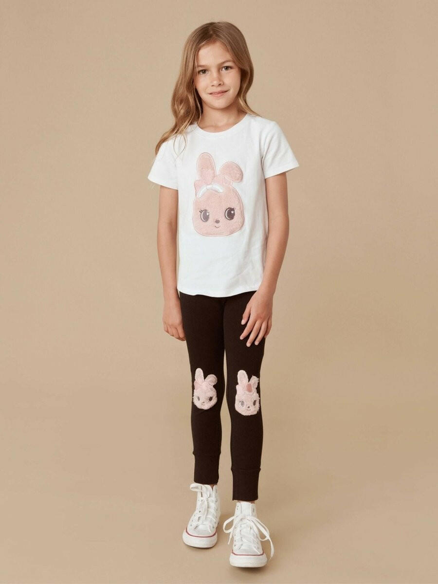 Huxbaby Fur Bunny Knee Legging - HYPHEN KIDS