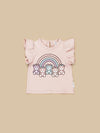 Huxbaby Rainbow Bear Frill T-Shirt -HYPHEN KIDS