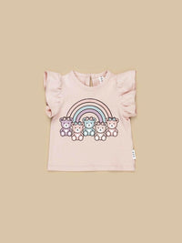 Huxbaby Rainbow Bear Frill T-Shirt - Shirts - 1 - 2Y