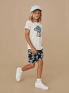 Huxbaby Rainbow Planet Swim Short - Shorts - 1 - 2Y