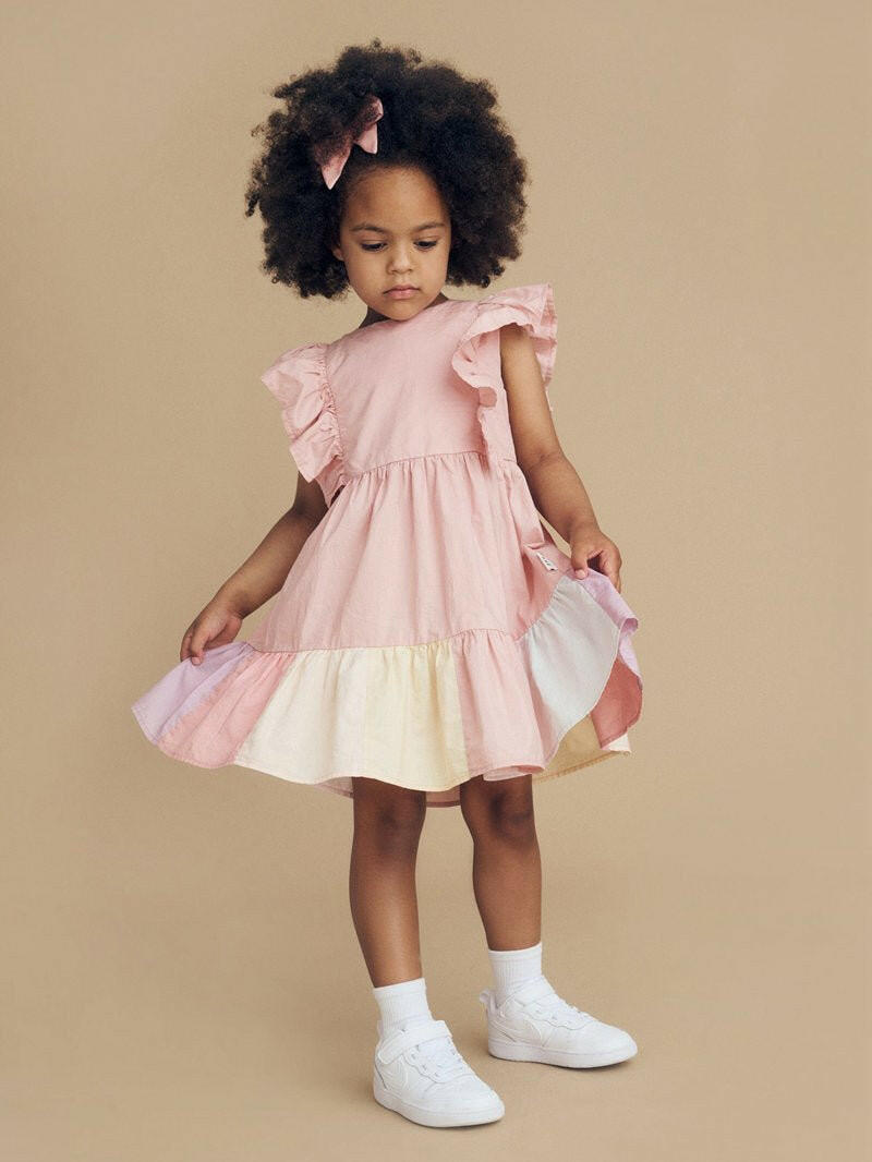 Huxbaby Riley Rainbow Hem Dress - Dresses - 1 - 2Y