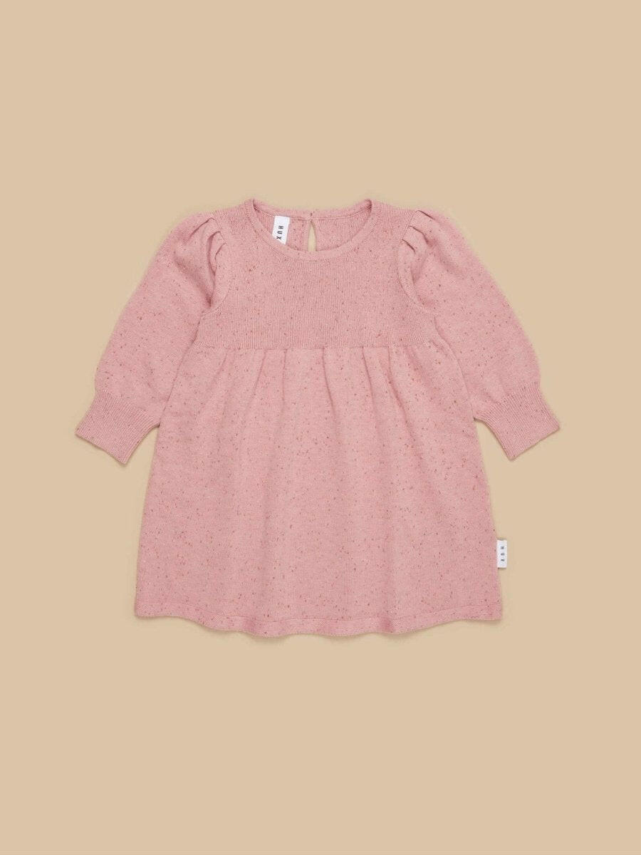 Huxbaby Sprinkles Knit Puff Dress - Sweatshirts - 2 - 3Y