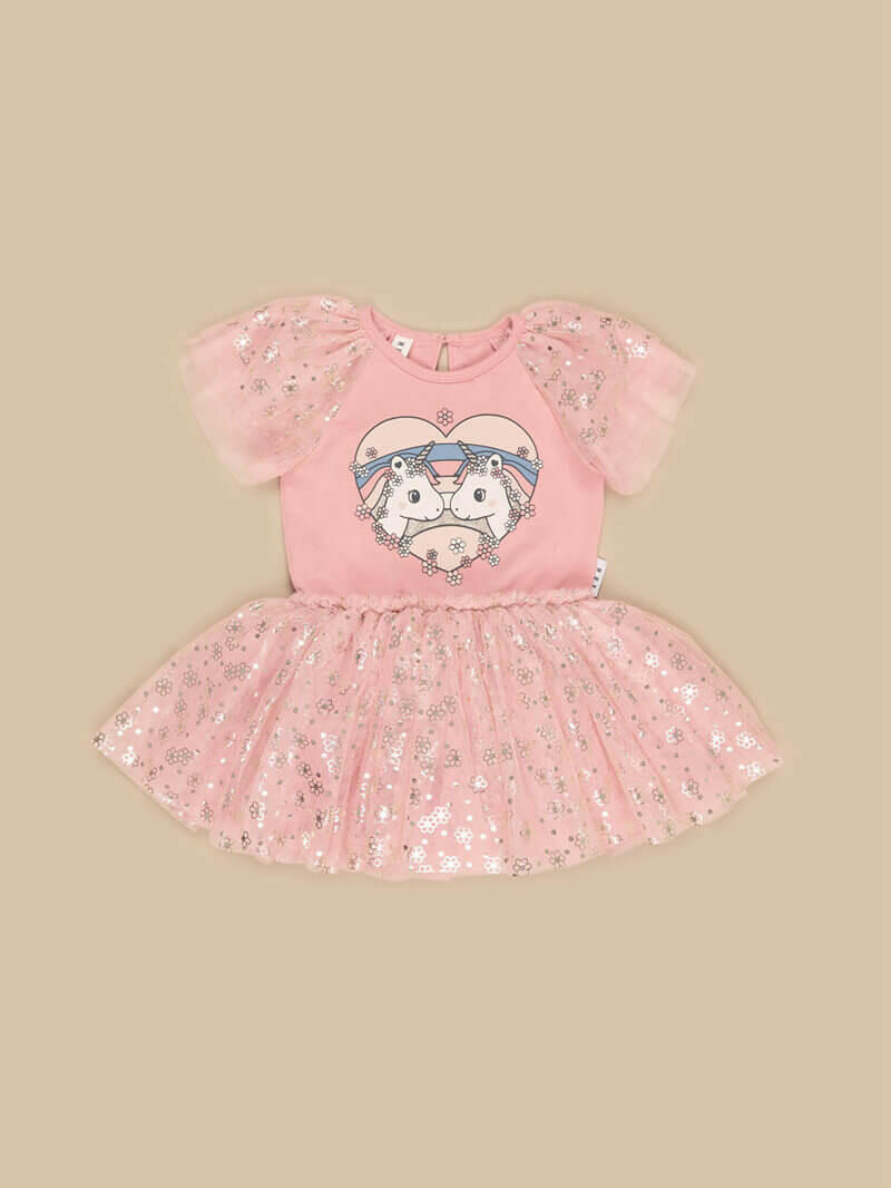 Huxbaby Unicorn Heart Ballet Dress - HYPHEN KIDS