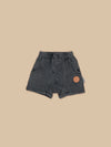 Huxbaby Vintage Black Slouch Shorts -HYPHEN KIDS