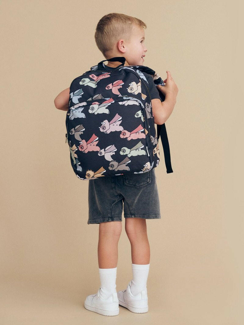 Huxbaby Vintage Black Slouch Shorts - HYPHEN KIDS
