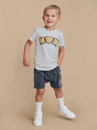 Huxbaby Vintage Black Slouch Shorts - Shorts - 1 - 2Y