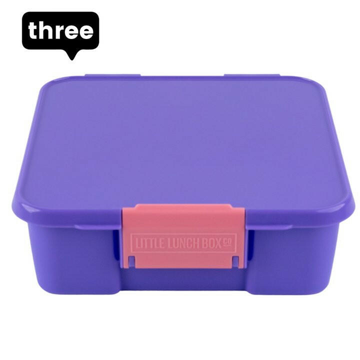 Little Lunch Box Co Leakproof Bento Three - Purple - Lunch Boxes - sale