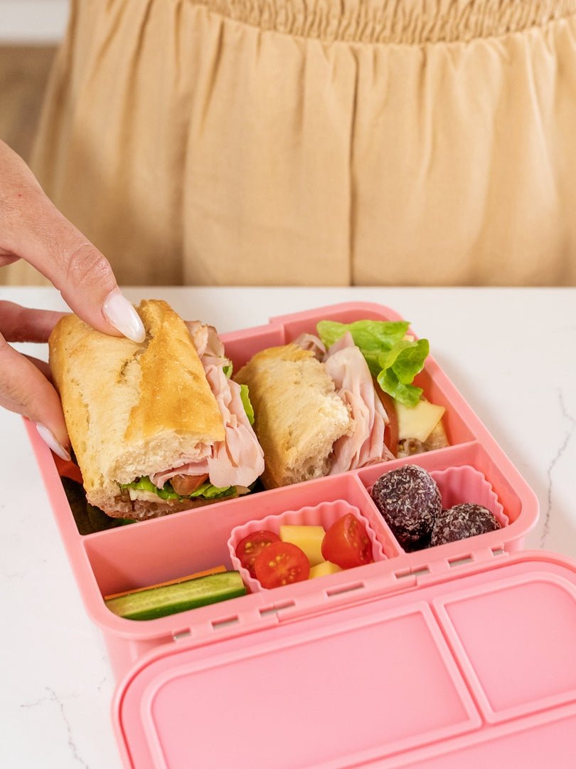 Little Lunch Box Co Leakproof Bento Three - Strawberry -HYPHEN KIDS