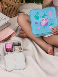 Little Lunch Box Co Leakproof Bento Two - Mermaid Friends - Lunch Boxes - sale
