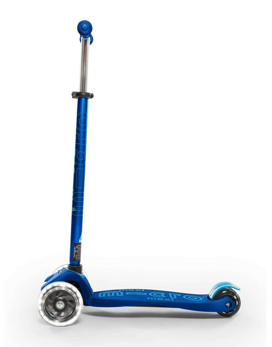 Maxi Micro Deluxe Led Scooter - Navy Blue - HYPHEN KIDS