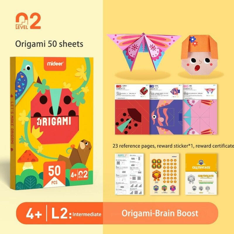 Mideer - Let's Make Oriigami - Middle 4+ - Educational Toys - not - on - sale