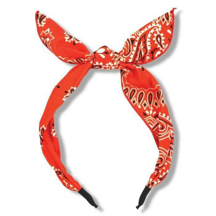 Milk & Soda BANDANA HEADBAND - ORANGE - HYPHEN KIDS