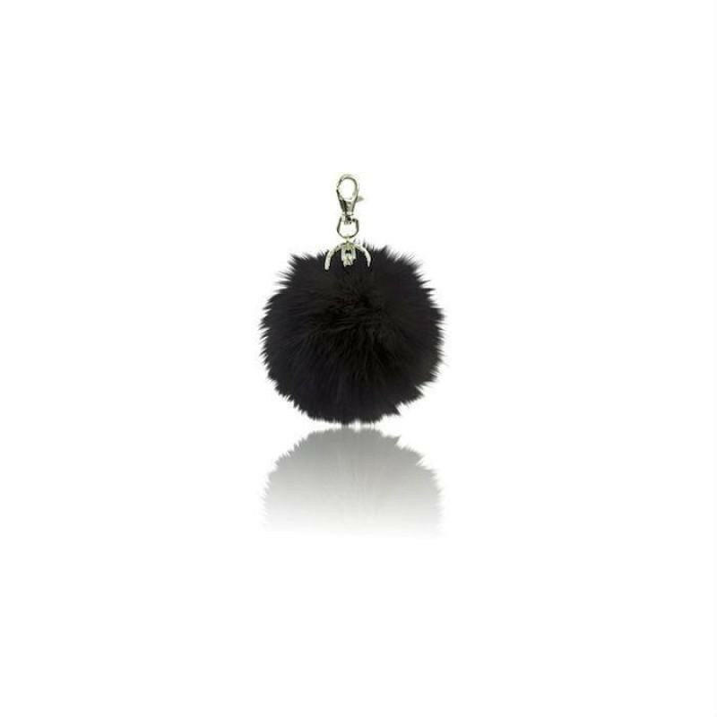 MILK & SODA EMILIE KEYRING BLACK - Hair Accessories - not - on - sale