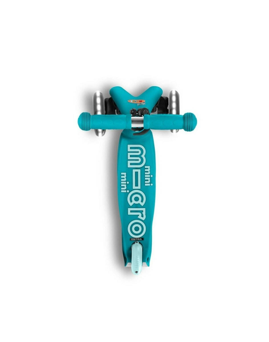 Mini Micro Deluxe Led Scooter - Aqua - HYPHEN KIDS