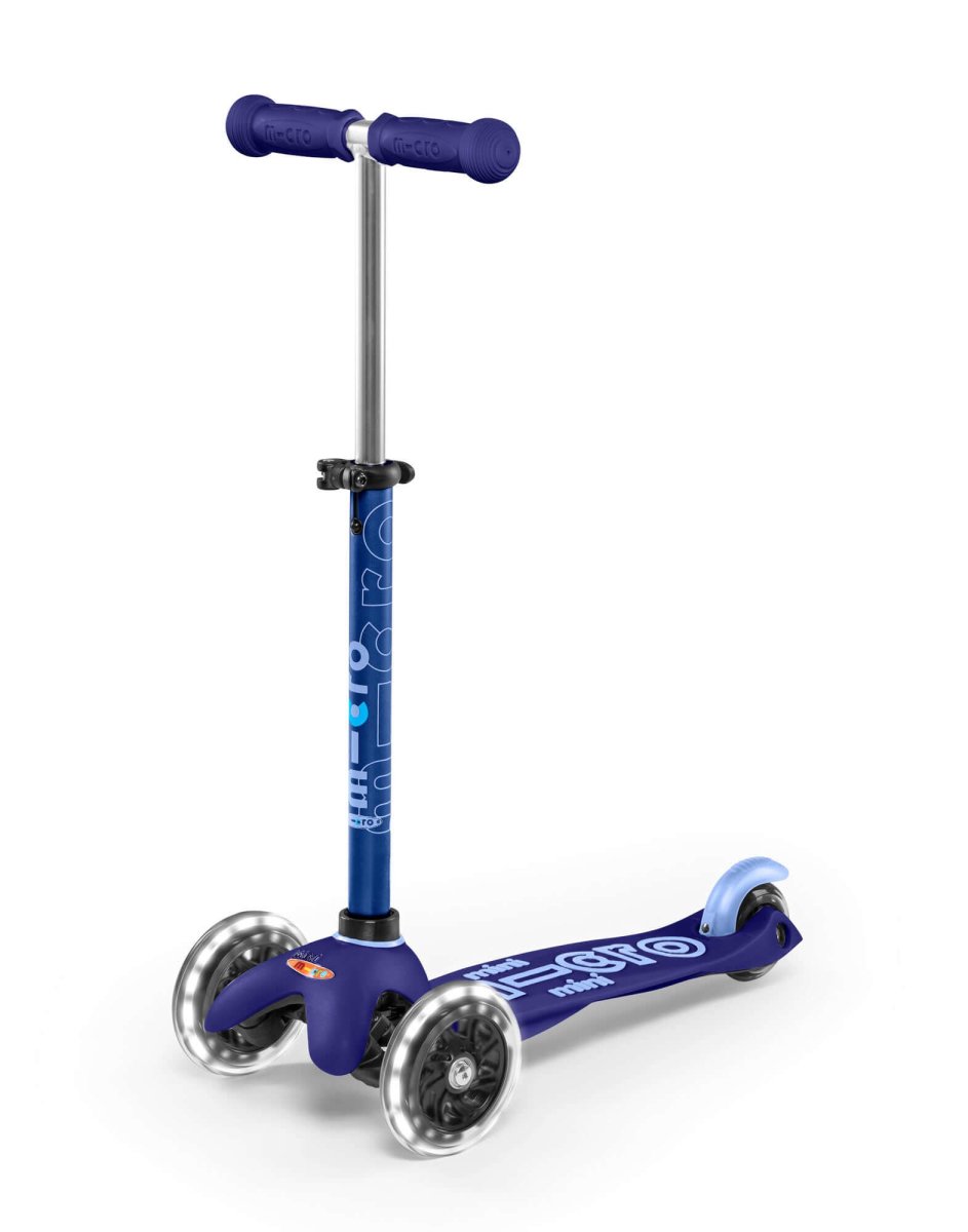Mini Micro Deluxe Led Scooter - Blue -HYPHEN KIDS