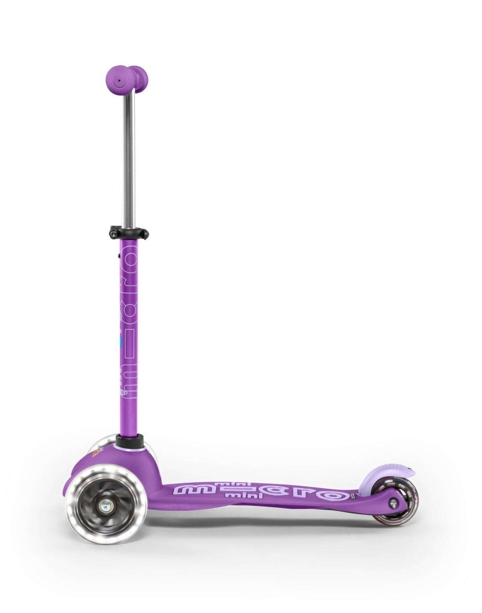 Mini Micro Deluxe Led Scooter - Purple -HYPHEN KIDS