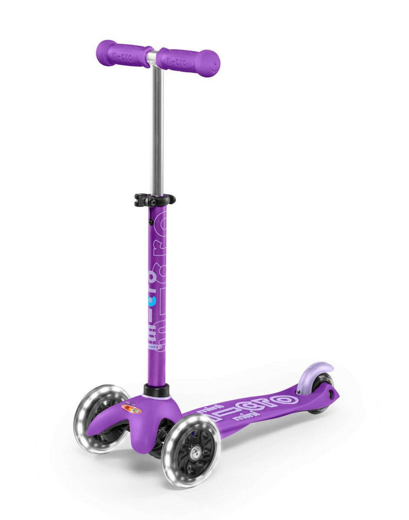 Mini Micro Deluxe Led Scooter - Purple - HYPHEN KIDS
