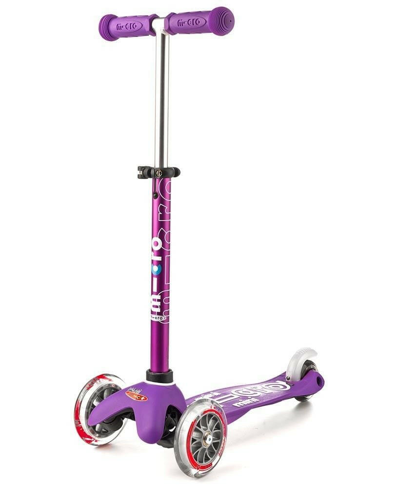 Mini Micro Deluxe Micro Scooter for Kids, Ages 2 - 5 - PURPLE - HYPHEN KIDS
