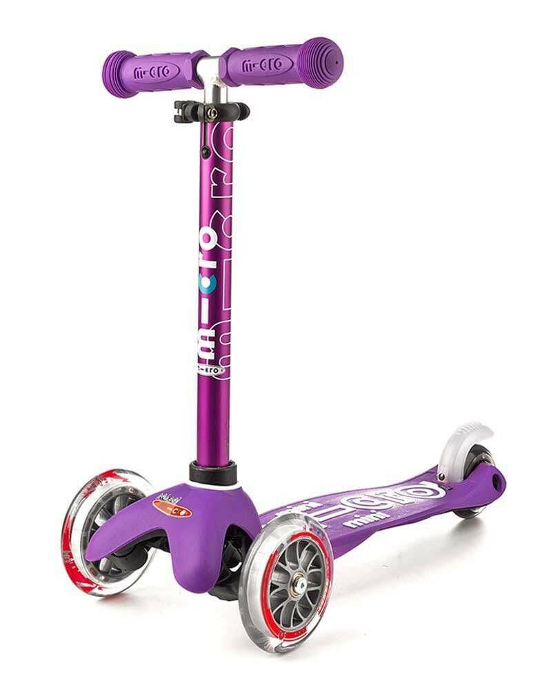 Mini Micro Deluxe Micro Scooter for Kids, Ages 2 - 5 - PURPLE - HYPHEN KIDS