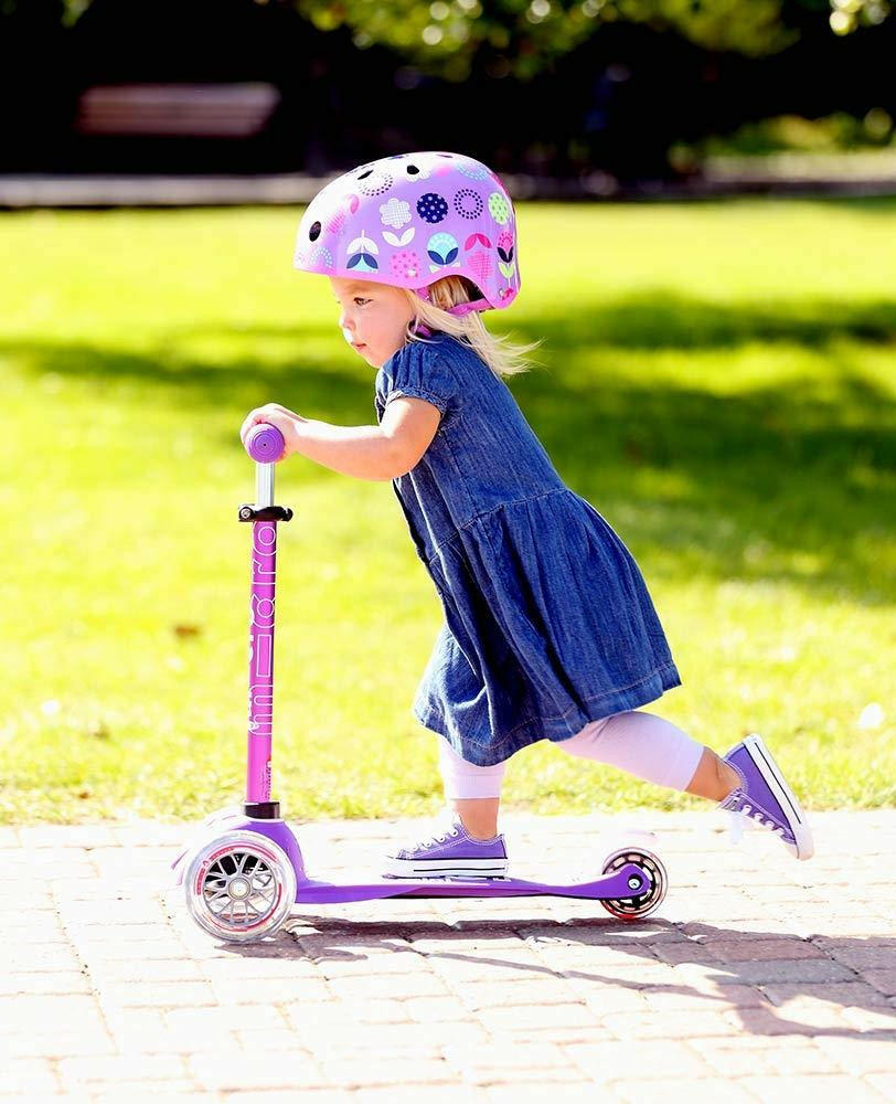 Mini Micro Deluxe Micro Scooter for Kids, Ages 2 - 5 - PURPLE - HYPHEN KIDS