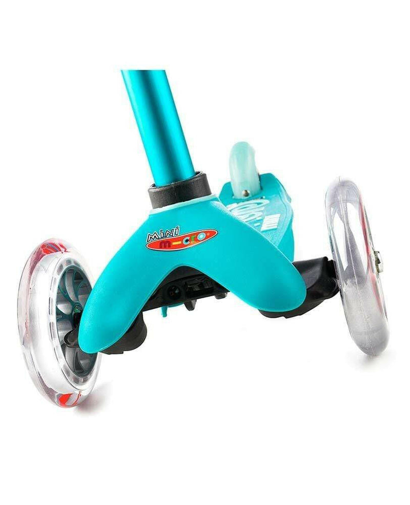 Mini Micro Deluxe Scooter for Kids, Ages 2 - 5 - AQUA - HYPHEN KIDS