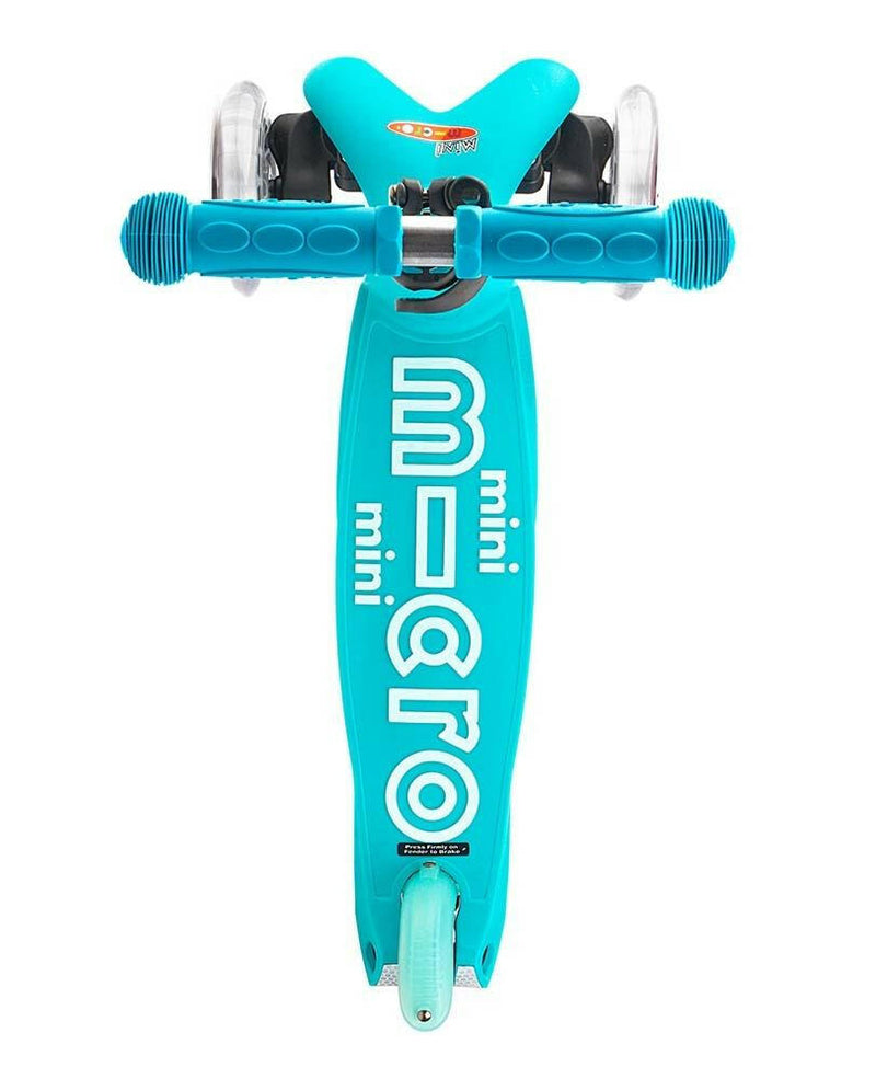 Mini Micro Deluxe Scooter for Kids, Ages 2 - 5 - AQUA - HYPHEN KIDS