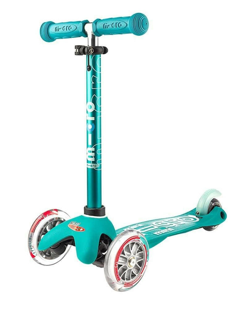 Mini Micro Deluxe Scooter for Kids, Ages 2 - 5 - AQUA - HYPHEN KIDS