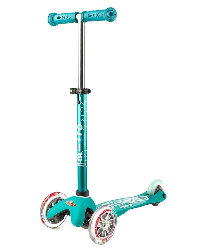 Mini Micro Deluxe Scooter for Kids, Ages 2 - 5 - AQUA - HYPHEN KIDS