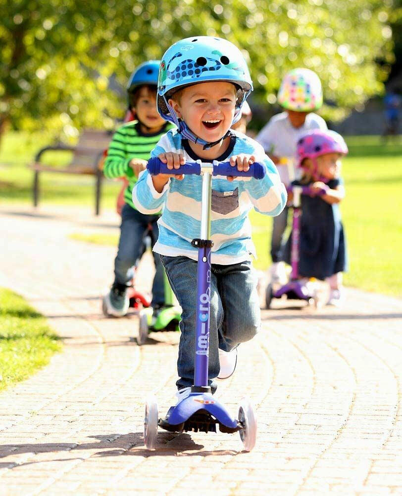Mini Micro Deluxe Scooter for Kids, Ages 2 - 5 - BLUE - HYPHEN KIDS