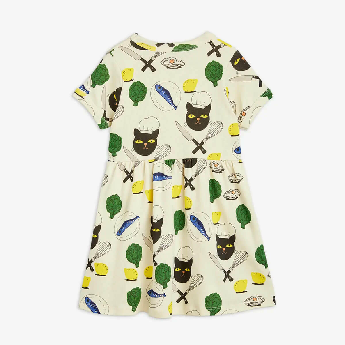 Mini Rodini Chef Cat Dress - Dresses - 10 - 11Y