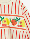 Mini Rodini Fruits Stripe Sweatshirt - Sweatshirts - 10 - 11Y