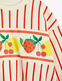 Mini Rodini Fruits Stripe Sweatshirt - Sweatshirts - 10 - 11Y