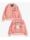 Mini Rodini Pigeons Embroidered Baseball Jacket - Jackets|Coats|Hoodies - 2 - 3Y