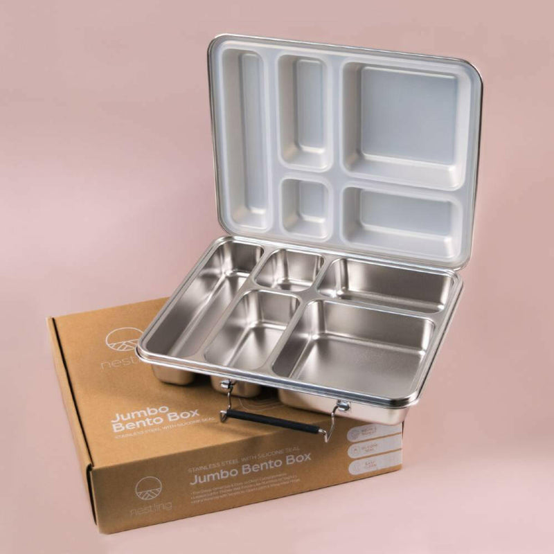Nestling Stainless Steel Jumbo Bento Box - HYPHEN KIDS