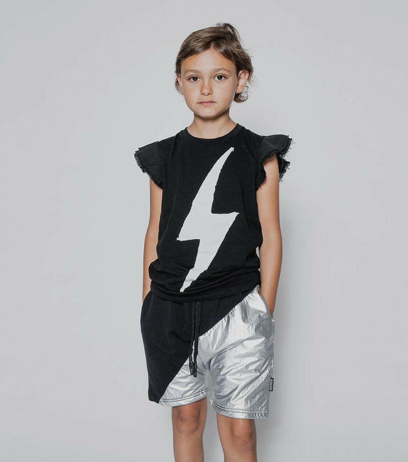 nununu bolt ruffled shirt - HYPHEN KIDS