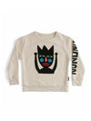 NUNUNU Crown Jestar Sweatshirt - Natural - Sweatshirts - 10 - 11Y