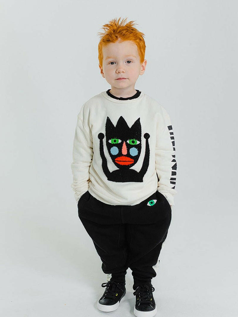 NUNUNU Crown Jestar Sweatshirt - Natural - HYPHEN KIDS