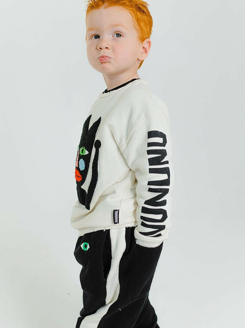NUNUNU Crown Jestar Sweatshirt - Natural - HYPHEN KIDS
