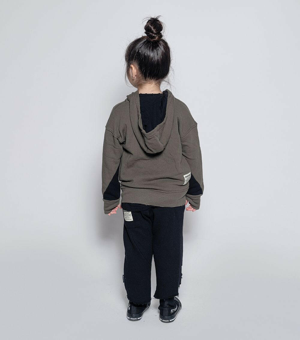 nununu dazed skull zip hoodie - HYPHEN KIDS