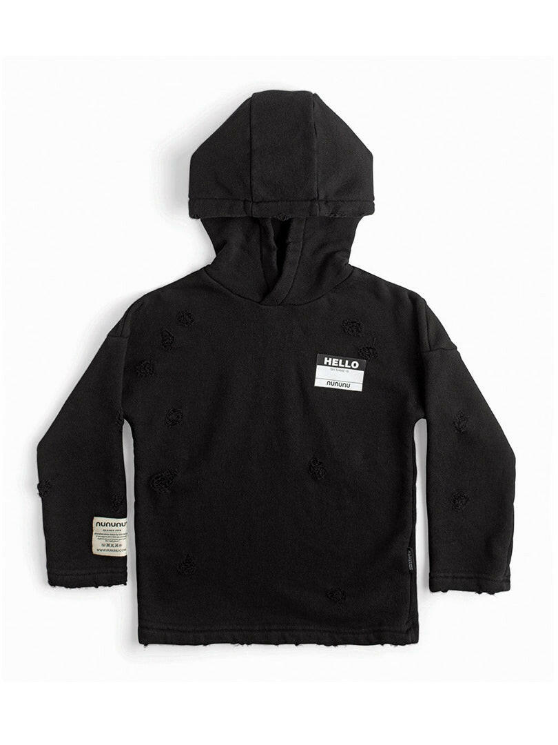NUNUNU Distressed Hoodie - HYPHEN KIDS