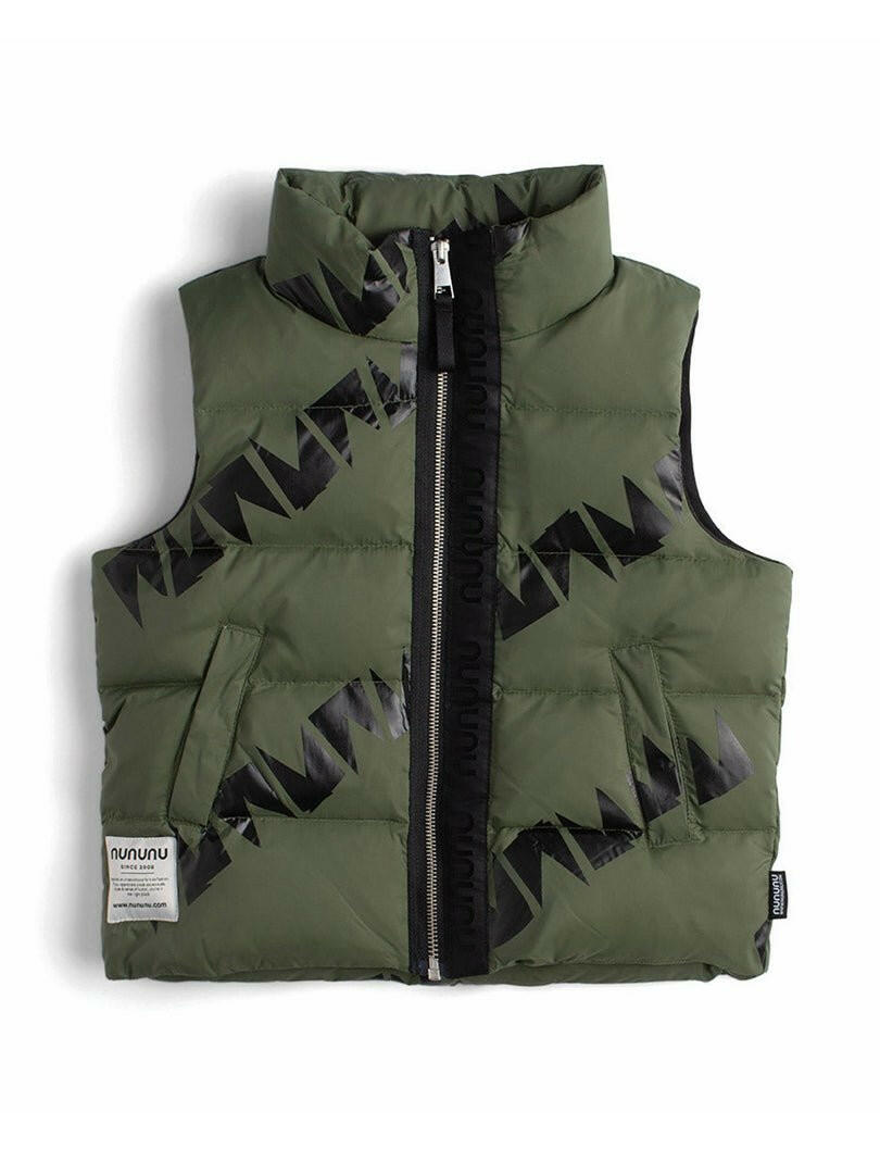 NUNUNU Down Vest Olive - HYPHEN KIDS