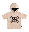 nununu fuzzy skull s/s hooded sweatshirt - Shirts - 10 - 11Y