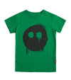 nununu melting mask t-shirt - moss green -HYPHEN KIDS