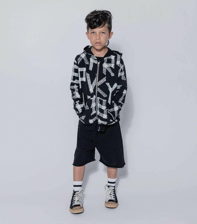 nununu solid sweatshorts - HYPHEN KIDS